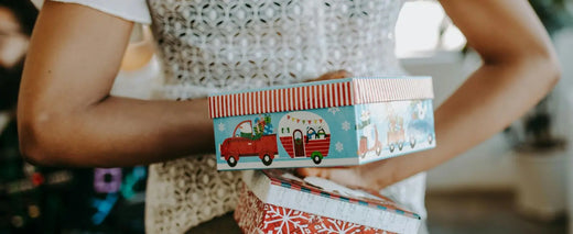 a person holding secret secret santa gift