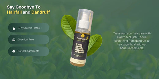 Get-Rid-of-Dandruff-and-Hair-Fall-with-Divine-Dew-Hair-Oil Dazze and blussh