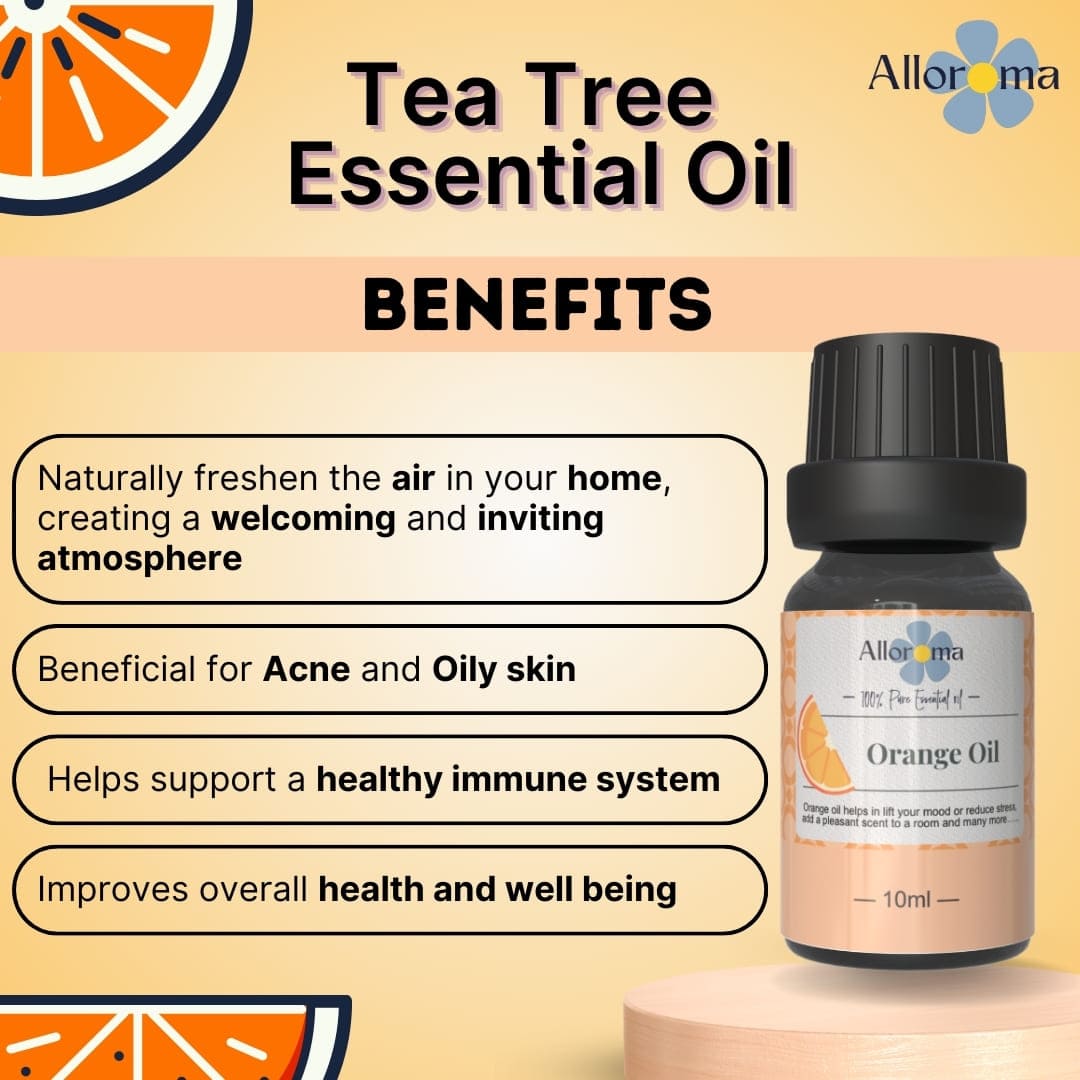 100% pure Orange Essential Oil by Alloroma - Dazze and blussh - Essential oil more benefits