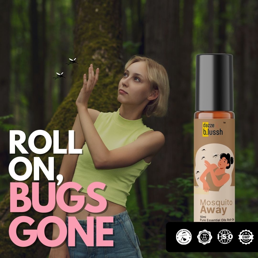Mosquito Away Roll On | Up to 4 Hours Protection | Safe for Kids & Adults - Dazze and blussh