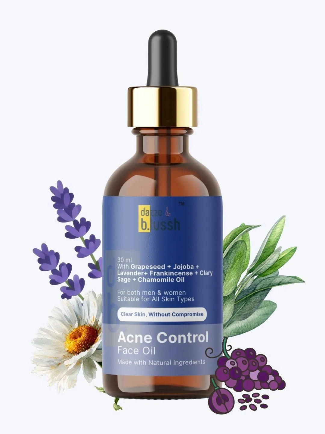 Acne Control Face Oil - Dazze and blussh