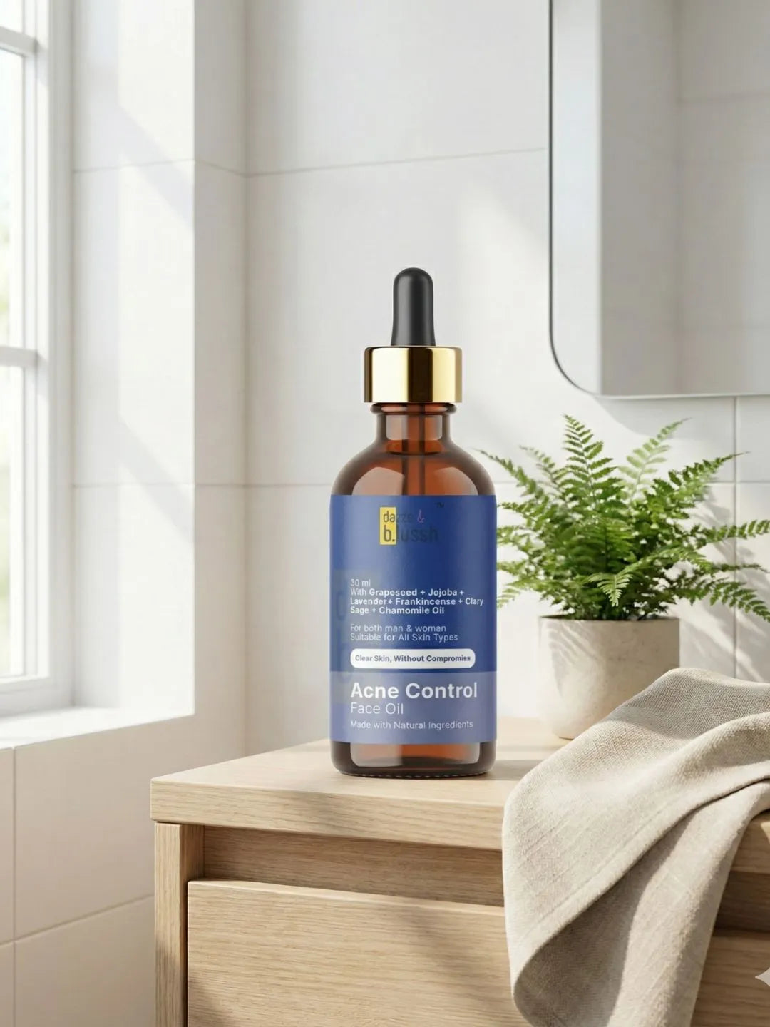 Acne Control Face Oil - Dazze and blussh