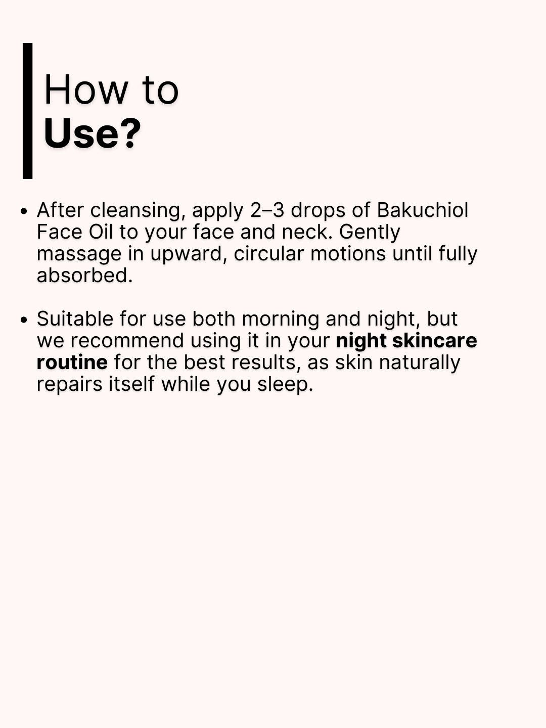 Bakuchiol Brightening Face Oil - Dazze and blussh