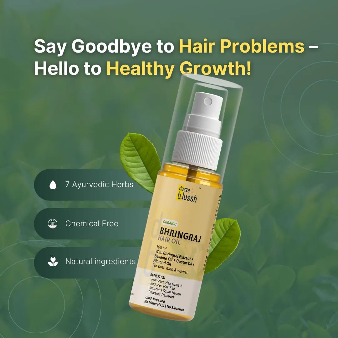 Bhringraj Hair Oil for Hair Growth & Scalp Nourishment