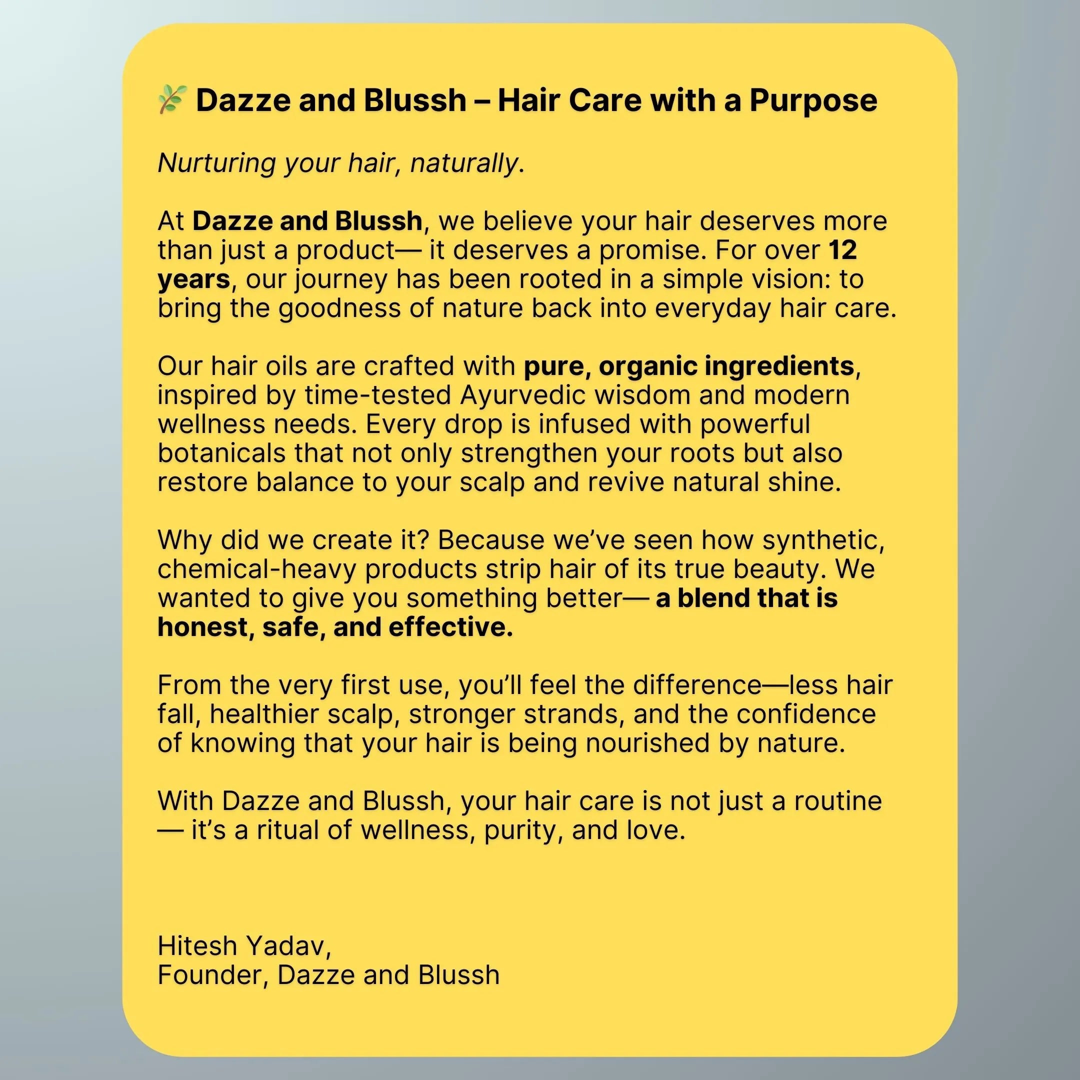 Bhringraj Hair Oil for Hair Growth & Scalp Nourishment - Dazze and blussh