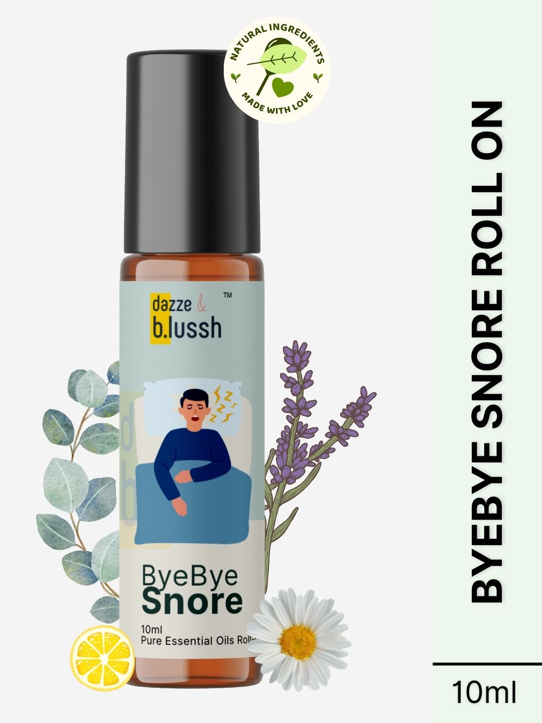  ByeBye Snore anti-snoring roll-on bottle by Dazze & Blussh