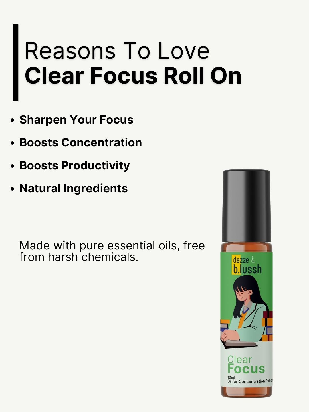 Clear Focus Roll On - Dazze and blussh