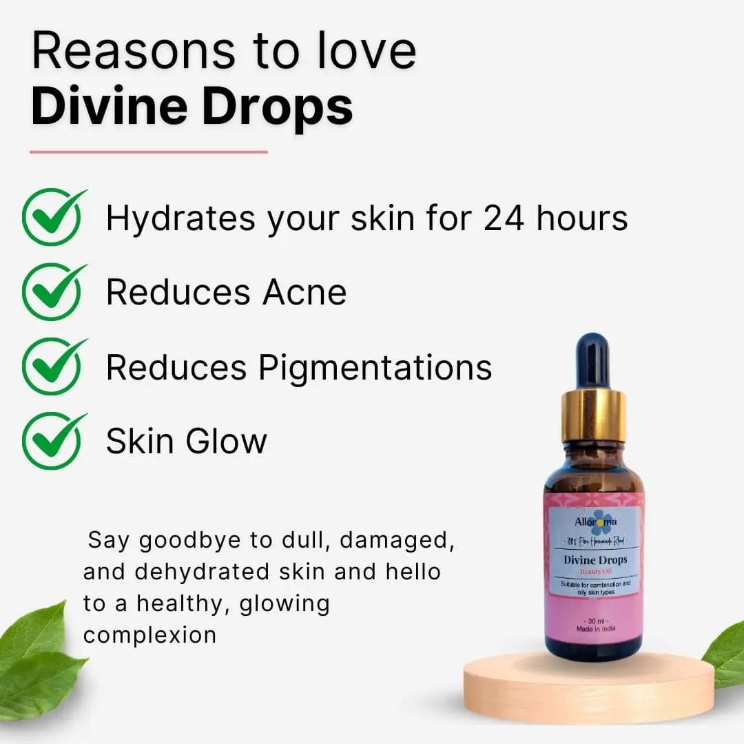Alloroma divine drops face oil Ingredients, Dazze and blussh d&b