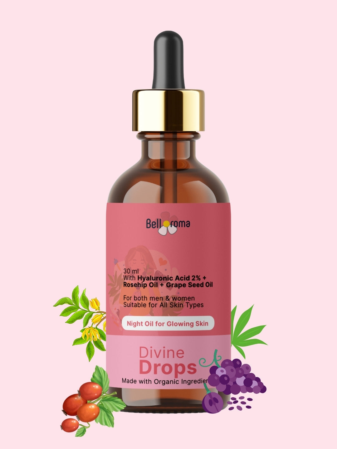 Divine Drops Face Oil for Glowing Skin - Dazze and blussh