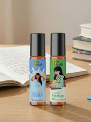 Exam Focus Combo – Stress Away + Clear Focus Roll-On (2 × 10 ml)