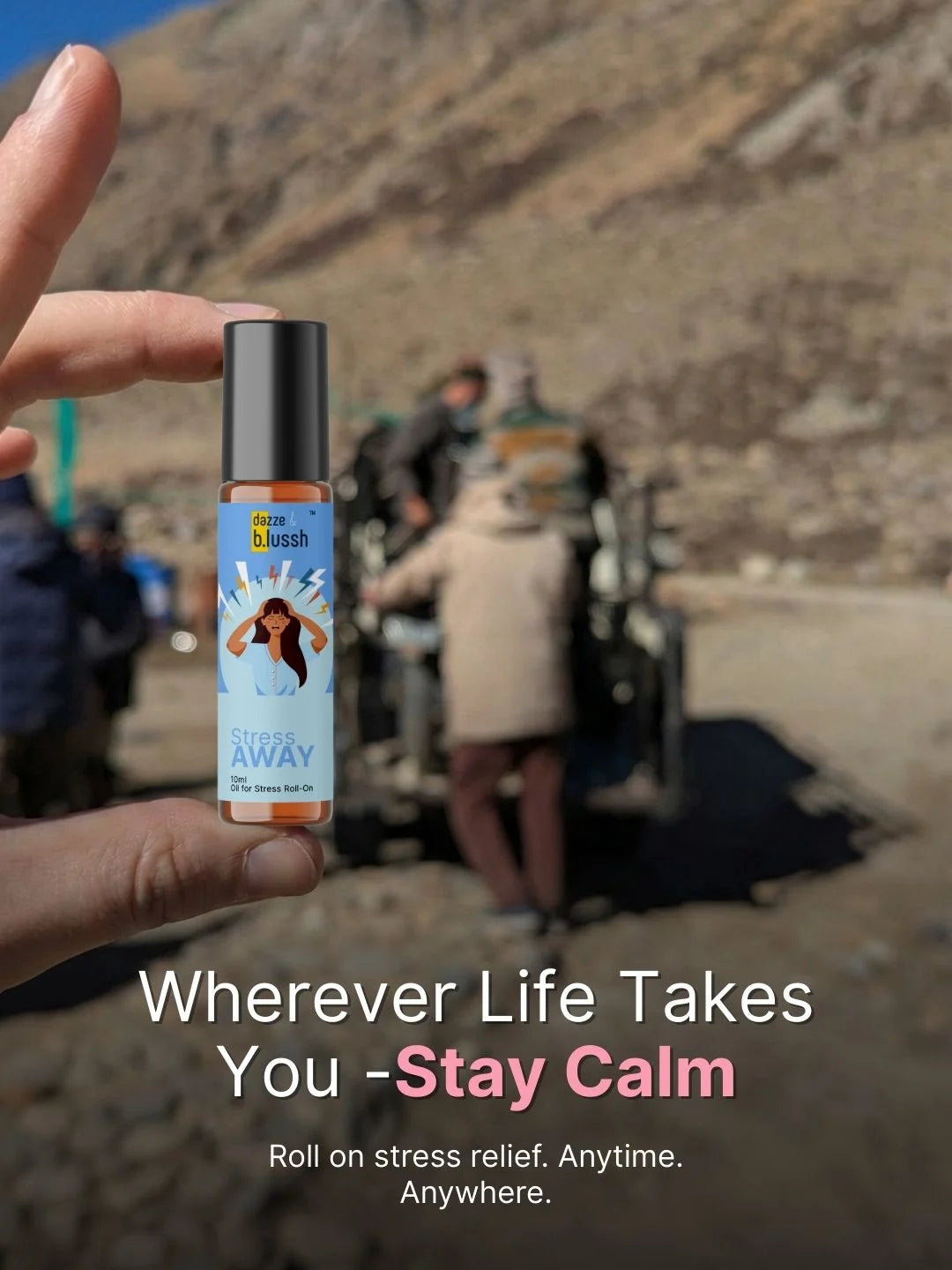 StressAway Roll On for Instant Stress Relief oil – 10ml - Dazze and blussh