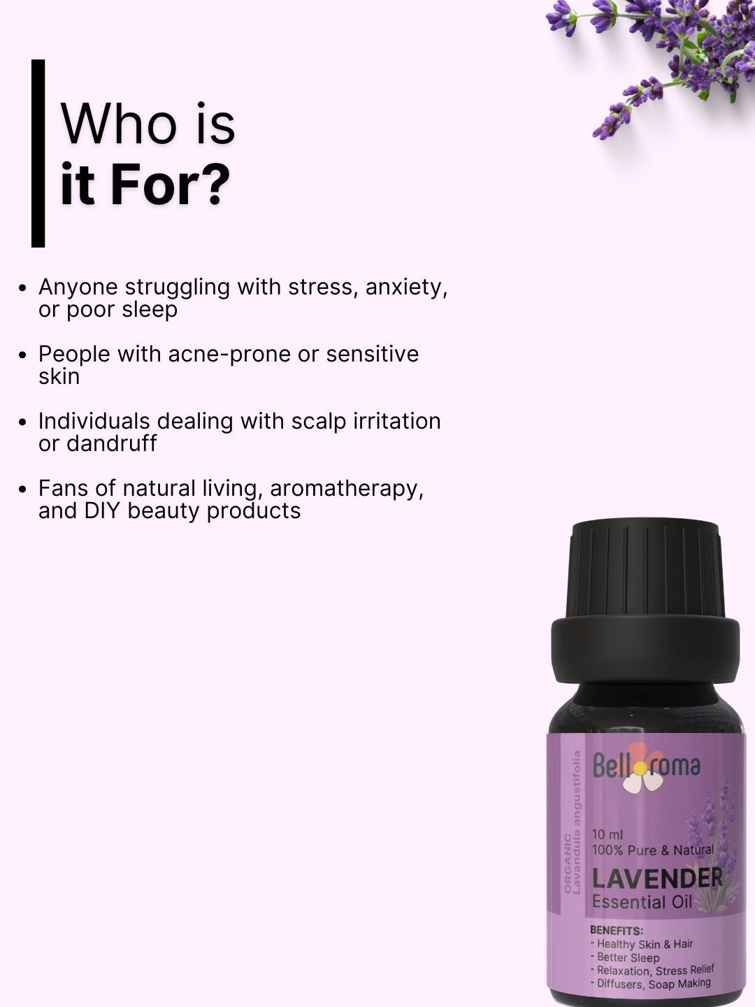 100% pure Lavender Essential Oil - Dazze and blussh