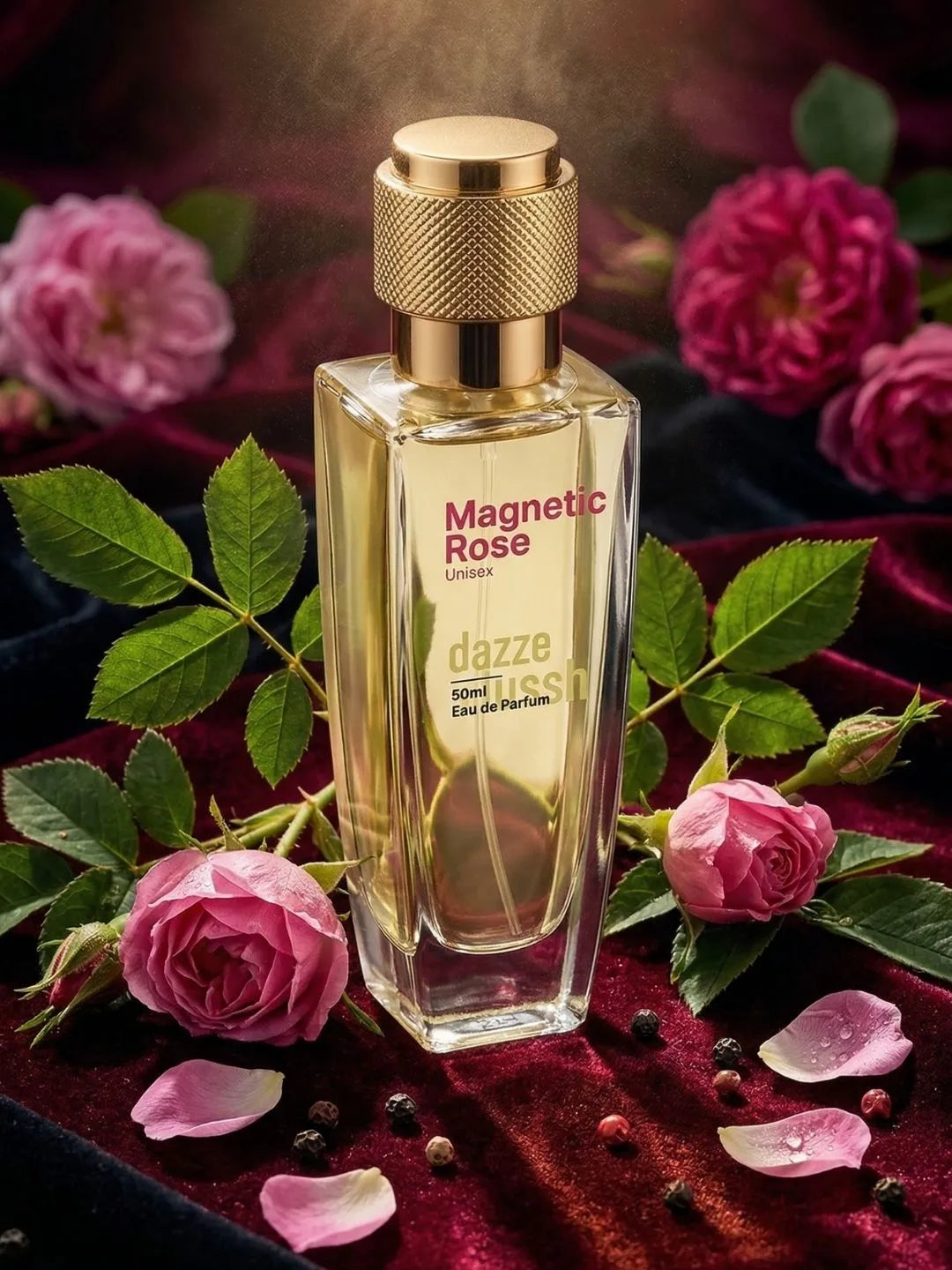 Magnetic Rose Eau de Parfum 50ml – Unisex Luxury Rose Perfume | Long Lasting | Inspired by Private Rose Garden - Dazze and blussh