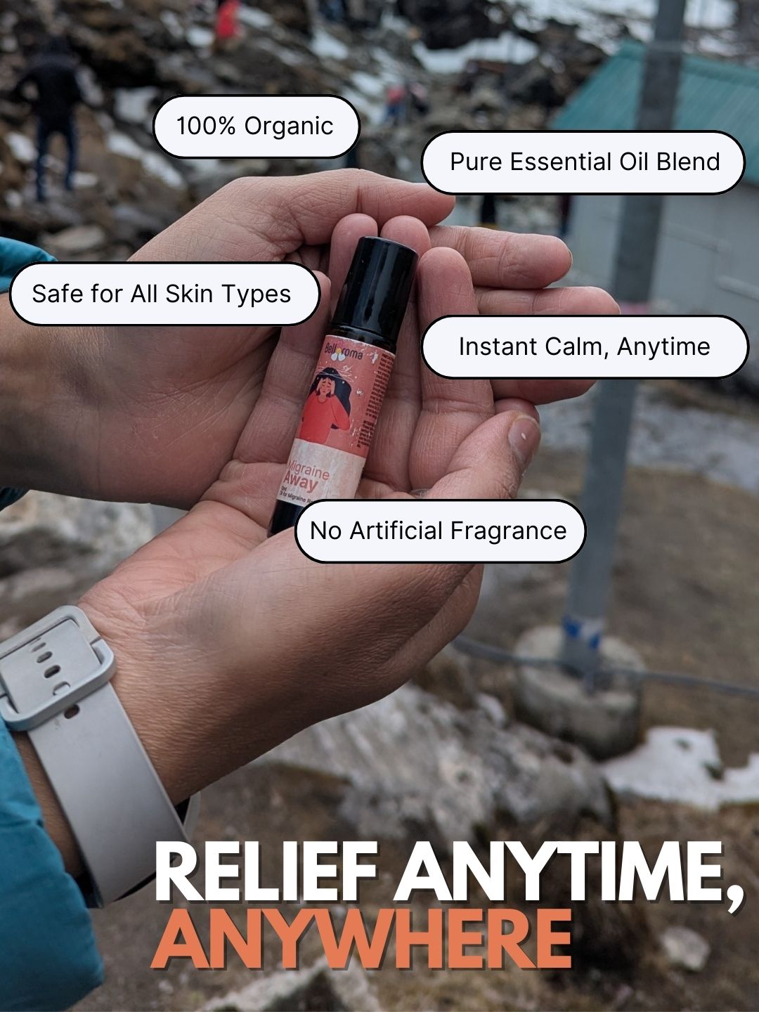 Migraine Away Roll On - Dazze and blussh