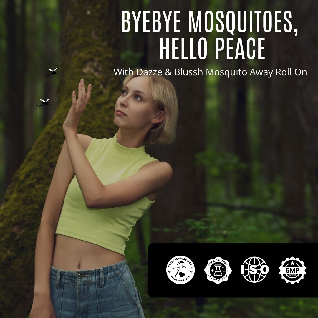 Mosquito Away Roll On | Up to 4 Hours Protection | Safe for Kids & Adults - Dazze and blussh