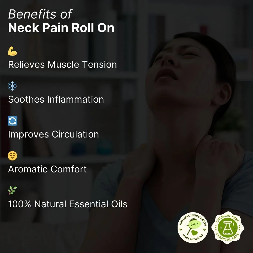 Neck Pain Roll On - Dazze and blussh