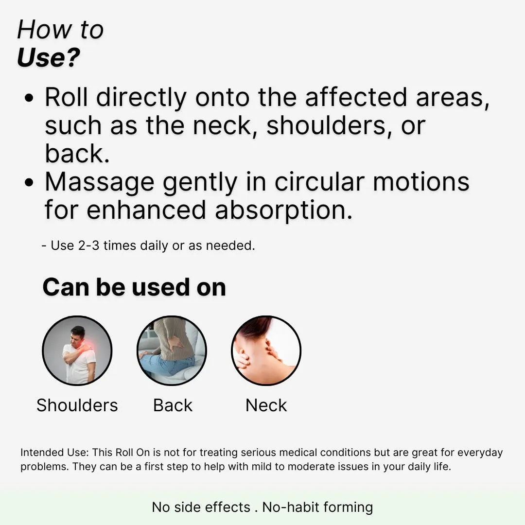 Neck Pain Roll On - Dazze and blussh