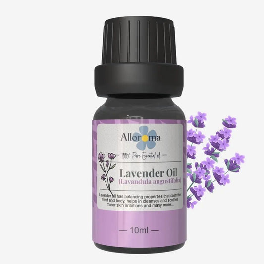 100% pure Lavender Essential Oil by Alloroma - Dazze and blussh - Essential oil bottle