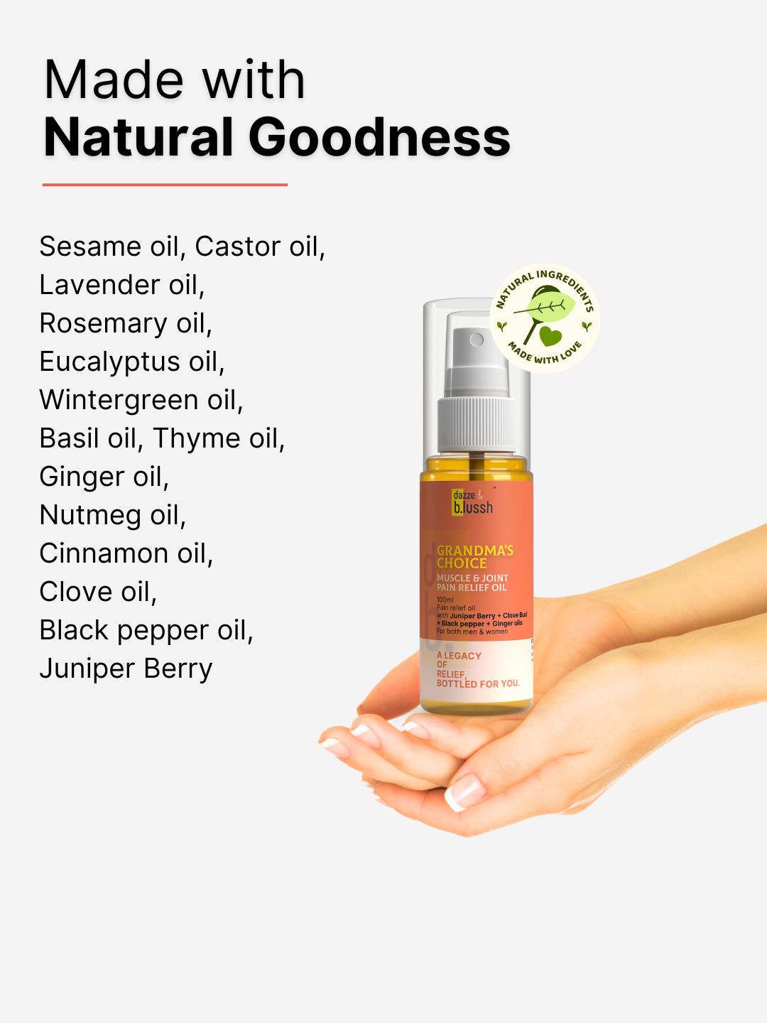 Muscle & Joint Pain Relief Oil - Dazze and blussh