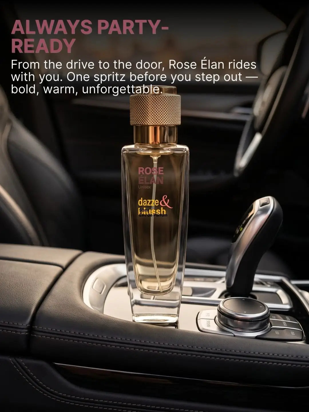 Rose Élan luxury perfume for evenings and special occasions with long-lasting scent.