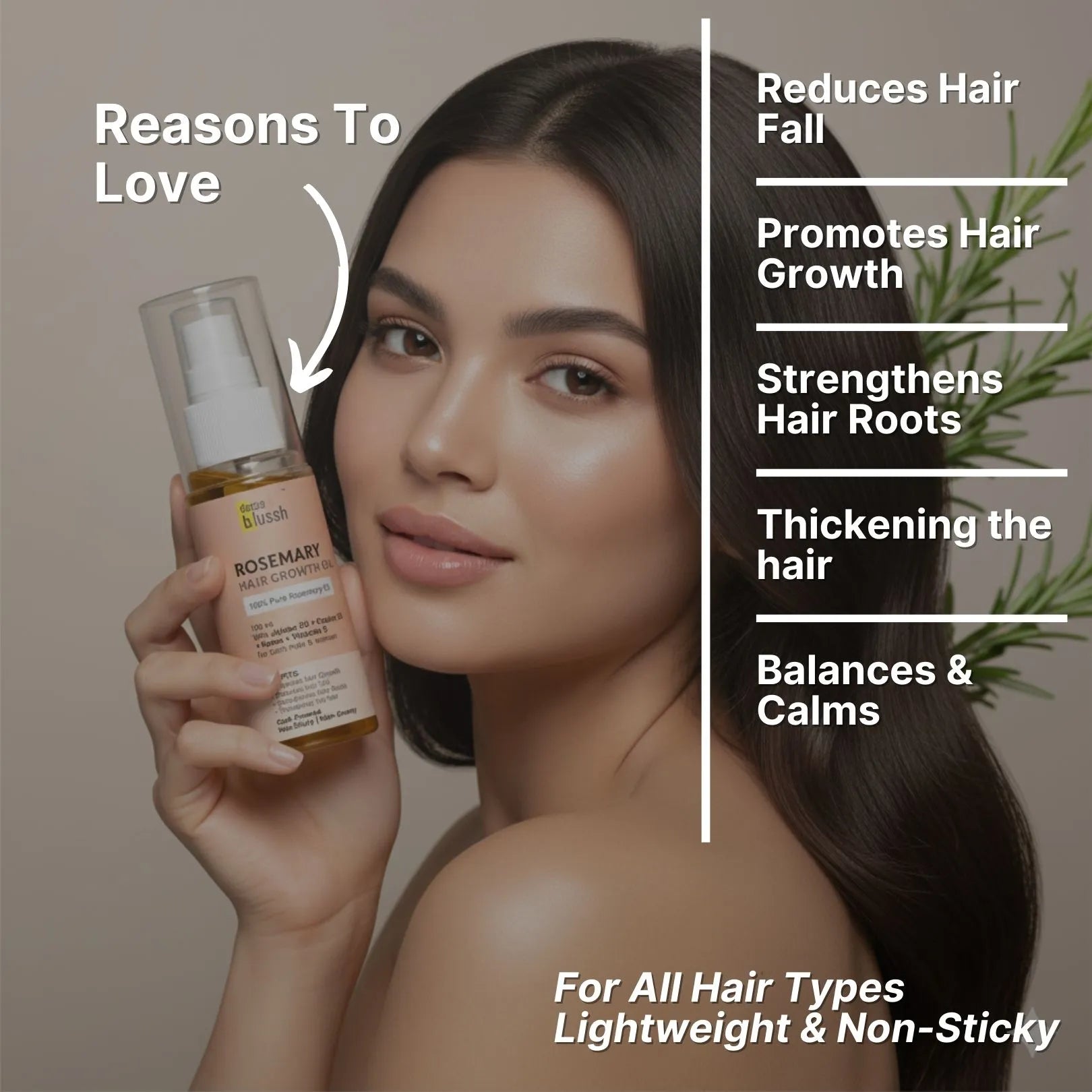 Rosemary Hair Oil - Dazze and blussh