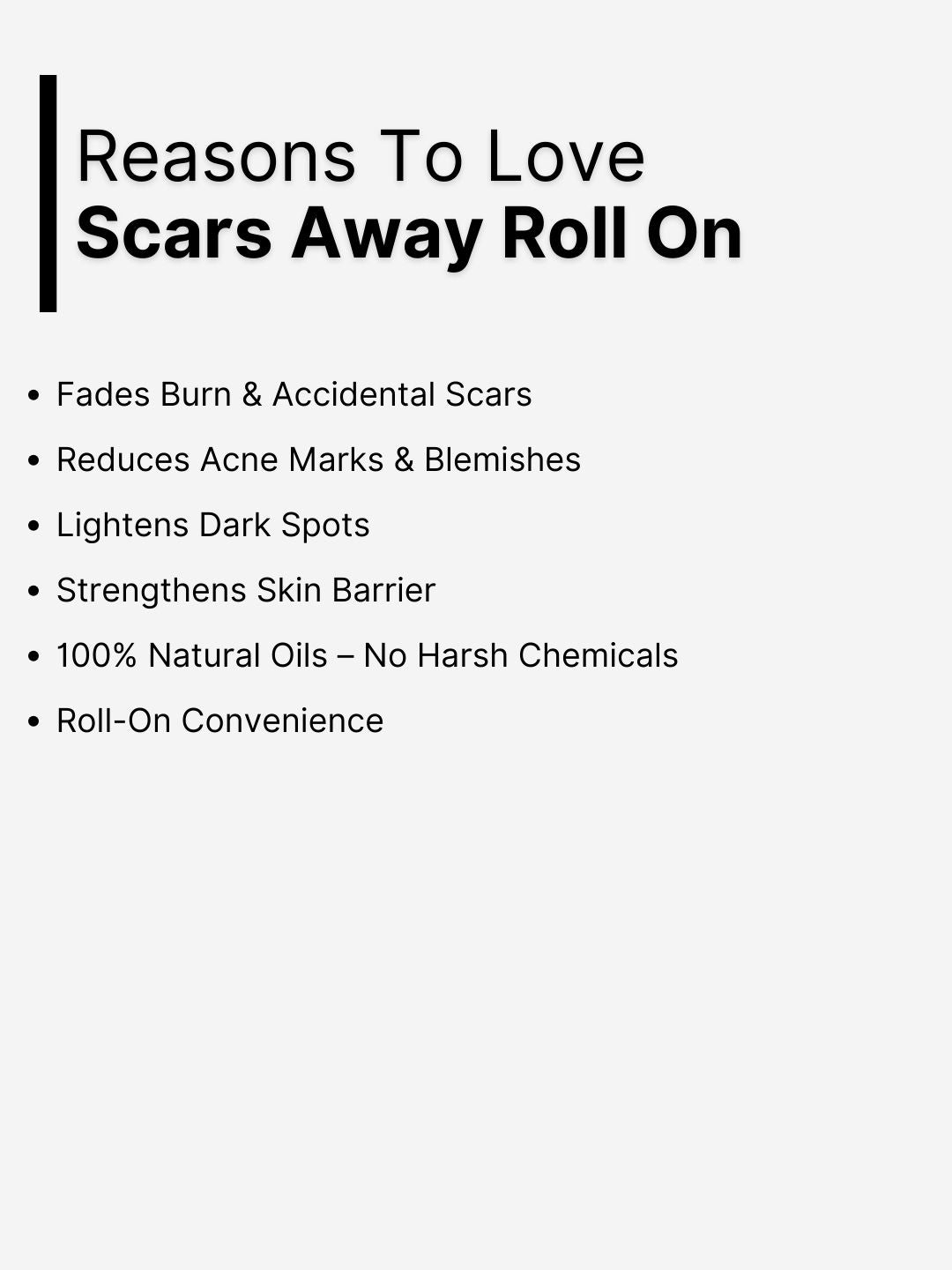 Scars Away Roll On | Reduces Scars, Stretch Marks & Uneven Skin Tone - Dazze and blussh