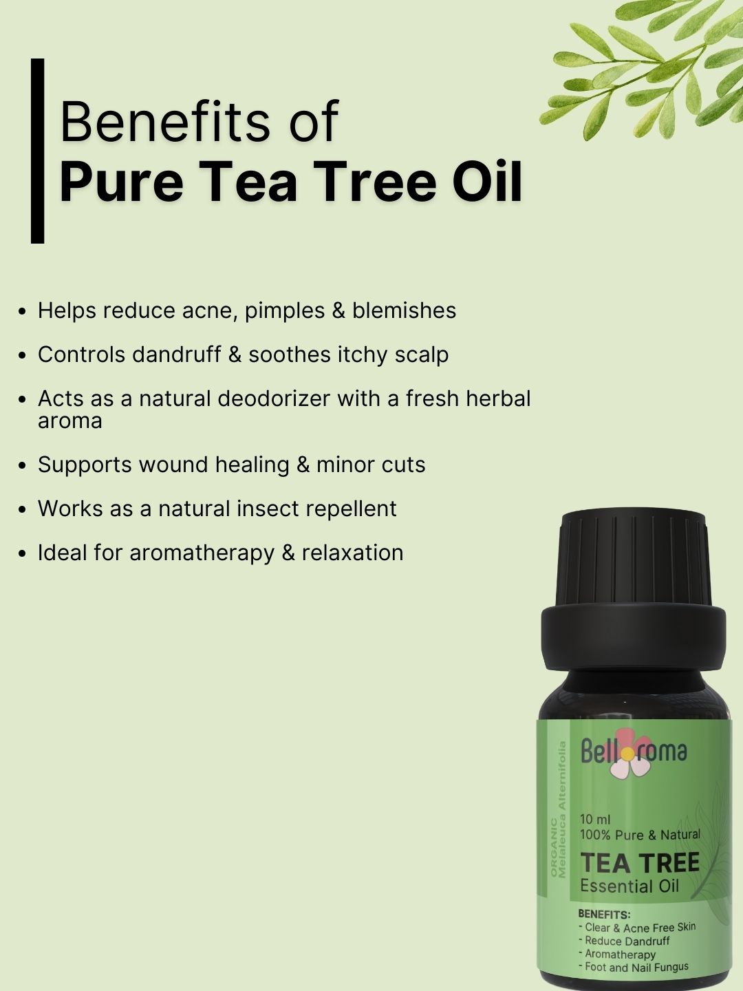 100% pure Tea Tree Essential Oil - Dazze and blussh