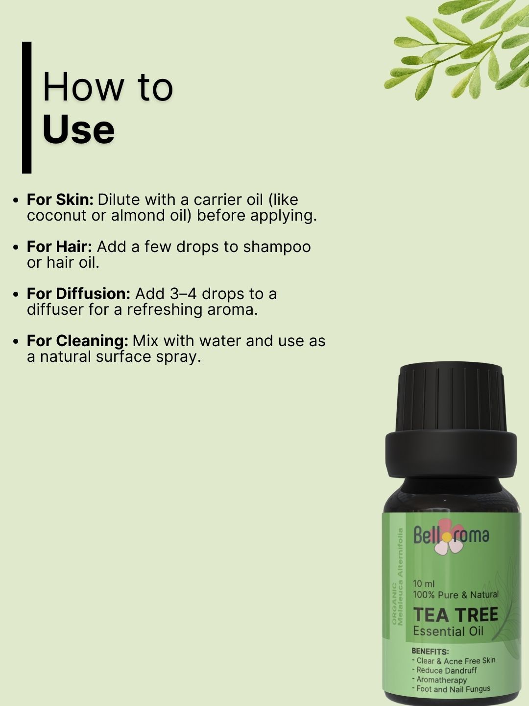 100% pure Tea Tree Essential Oil - Dazze and blussh
