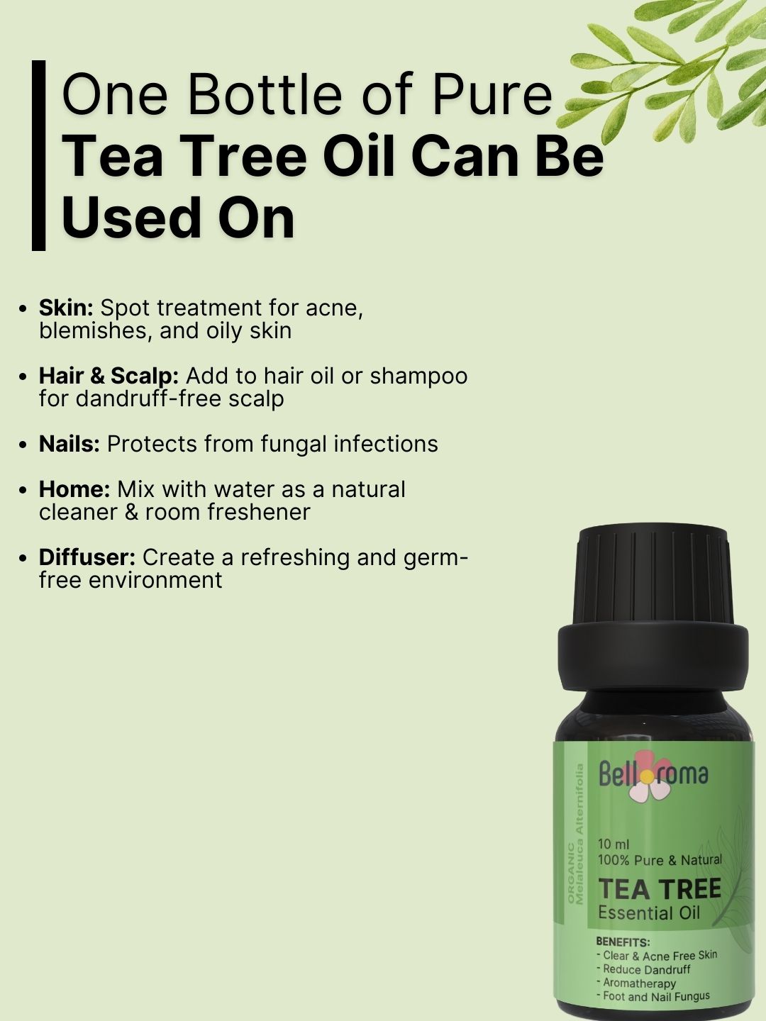100% pure Tea Tree Essential Oil - Dazze and blussh