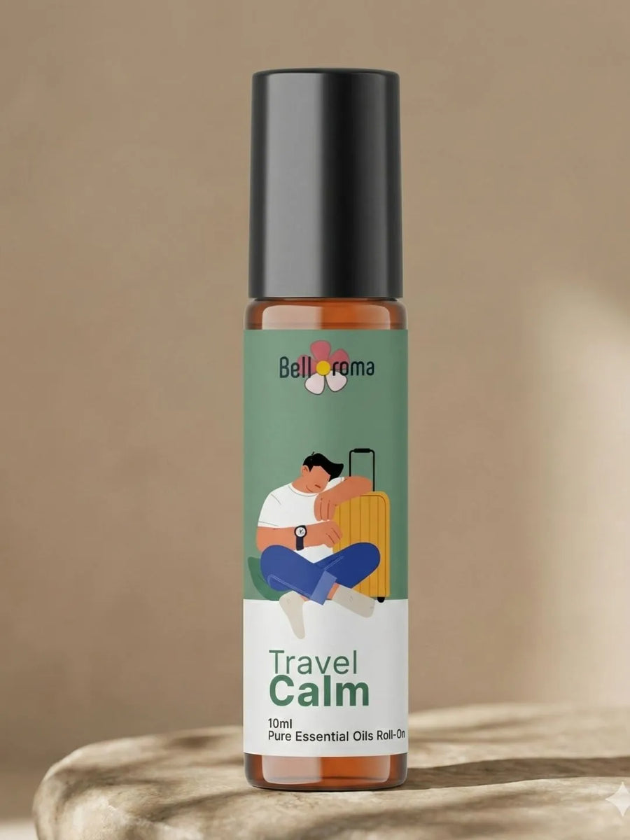 Travel Calm Roll-On | Natural Motion Sickness & Nausea Relief | For Car, Flight, Cruise & Morning Sickness - Dazze and blussh